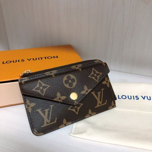 Louis Vuitton card holder recto verso wallet Monogram canvas - Picture 1 of 6